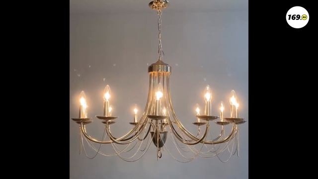 Подвесная люстра F Promo Plini 2591 12P ✓ купить со склада в Москве и МО mebel169.ru смотреть онлайн