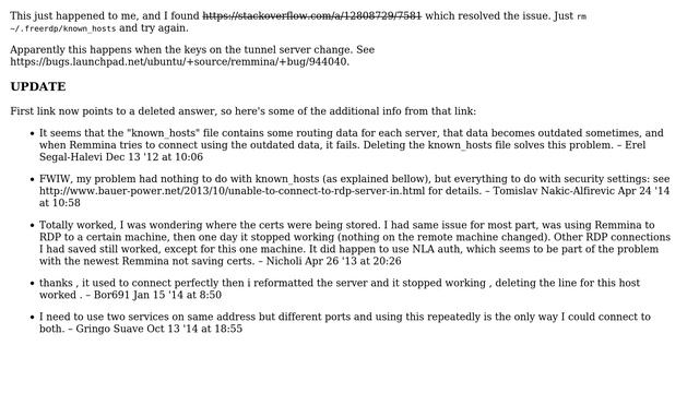 Ubuntu: remmina no longer working "cannot connect to RDP server localhost" (5 Solutions!!) смотреть онлайн