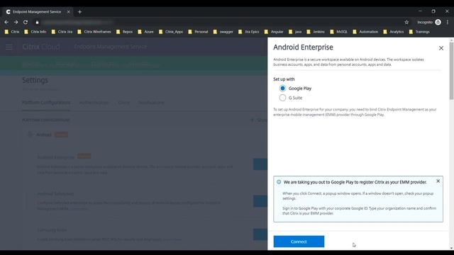 Citrix Endpoint Management: Configure Android Enterprise смотреть онлайн