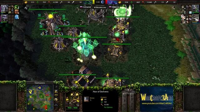 Dise(NE) vs Cement(UD) - Warcraft 3: Classic - RN5714 смотреть онлайн
