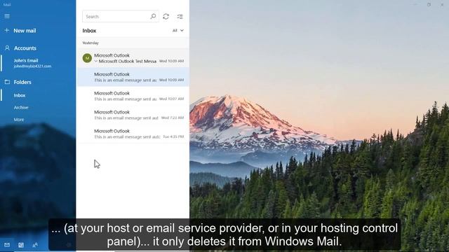 How To Delete an Email Account in Windows 10 Mail смотреть онлайн