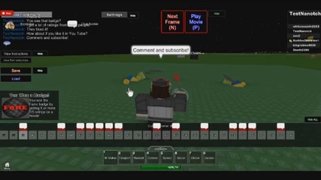 ROBLOX Movie Maker 2 3D! (Movie made by me) смотреть онлайн