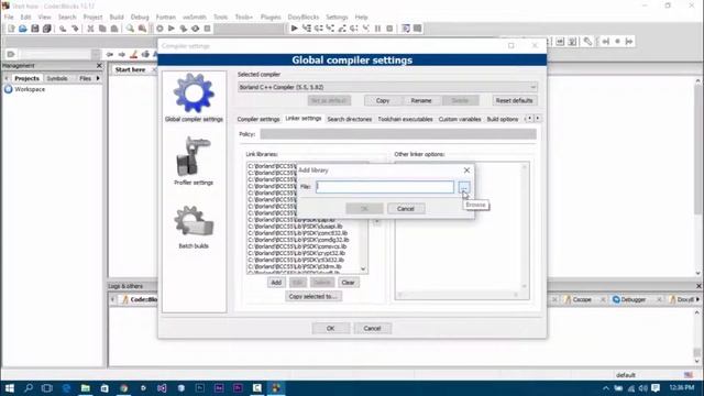 How to Install Borland C++ Compailer with Codeblocks - C Programming смотреть онлайн
