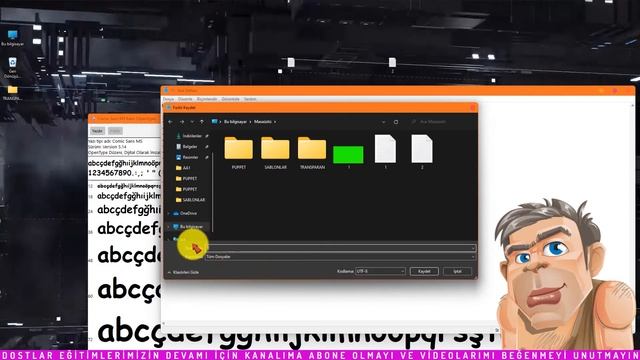 Windows 11 Yazı Tipi Değiştirme // Windows 11 Customization font change смотреть онлайн
