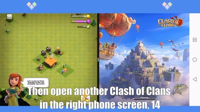 Clash of Clans | How to play COC in MULTI-WINDOW !! смотреть онлайн