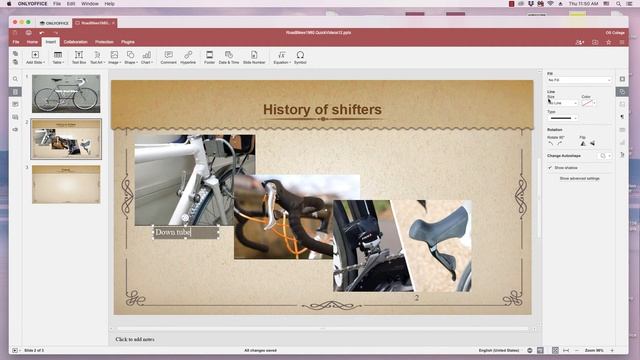 OnlyOffice Presentation Quick Video: Applying a drop shadow смотреть онлайн