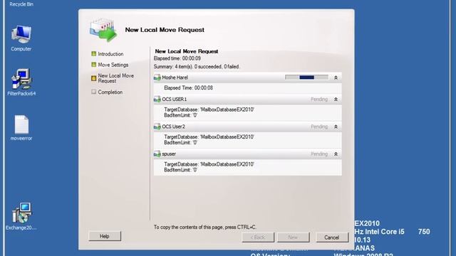 5- Transitioning to Exchange 2010 -- Moving Mailboxes to Exchange 2010 смотреть онлайн