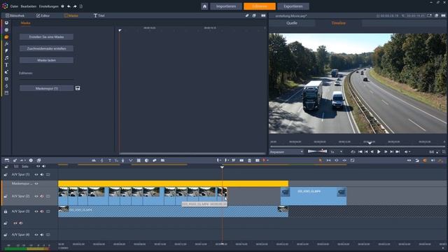 Speedanimation in Pinnacle Studio 25 - Vorwärts/Rückwärts Animation plus Maskierung смотреть онлайн