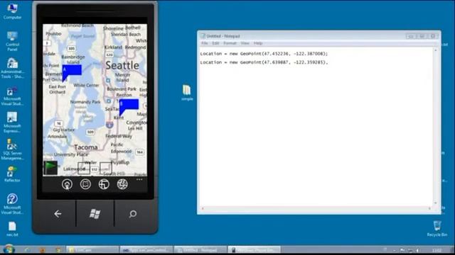 MY MAP POINTS APPS (Windows Phone and Bing map poi) / part-2 смотреть онлайн