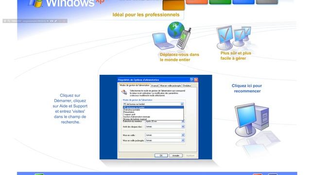 Visite guidée de windows XP professionnel SP 2 смотреть онлайн