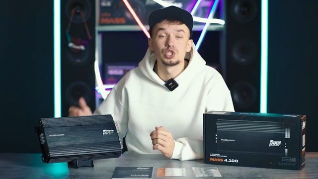 Обзор Усилителя AMP Mass 4.100 смотреть онлайн