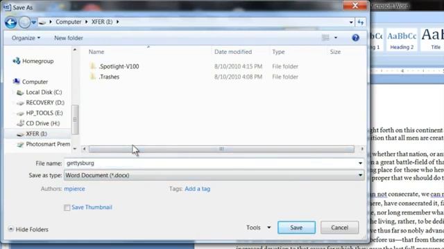 How to Save a Word File to a Flash Drive смотреть онлайн