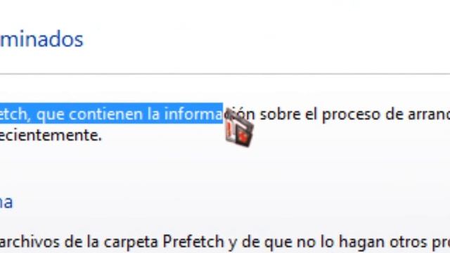 NO BORRES LOS ARCHIVOS DE LA CARPETA PREFETCH смотреть онлайн