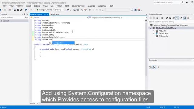 DataBinding in GridView смотреть онлайн