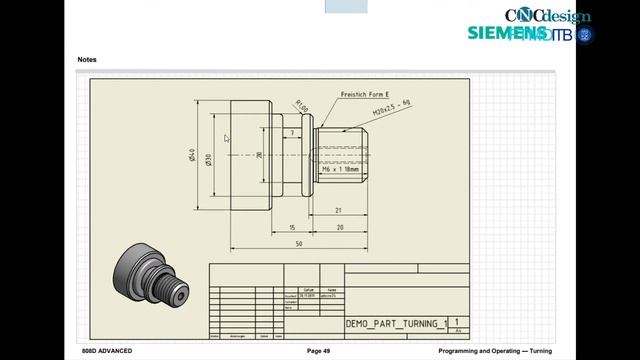 Tutorial CNC Turning menggunakan software Siemens Sinumerik 808D on PC (Part 1) смотреть онлайн