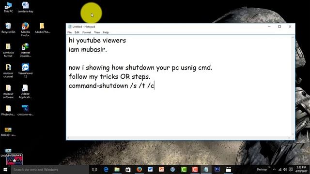 how to shutdown your pc using cmd in tamil смотреть онлайн