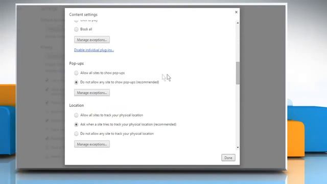 How to disable Google™ Chrome pop up blocker on Windows® 8 :Tutorial смотреть онлайн
