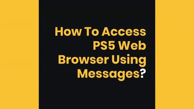 How To Access PS5 Web Browser? GET Internet On PS5? [2022] смотреть онлайн