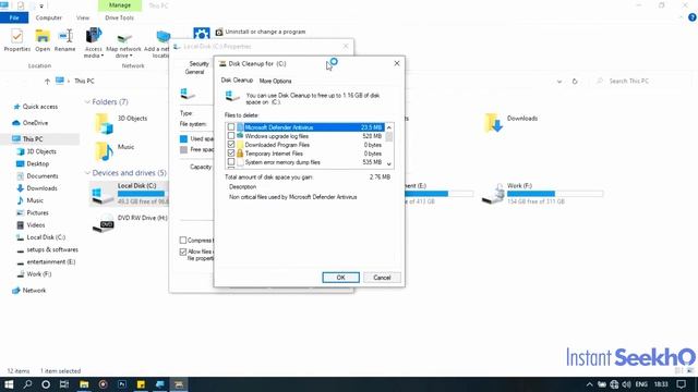 How to Disk Cleanup Windows 10 | The Easiest Way to Perform Disk Cleanup смотреть онлайн