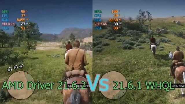 AMD Driver Adrenalin 21.6.2 VS 21.6.1 WHQL | Red Dead Redemption 2 | AMD Ryzen 5 4600H & Rx 5600M смотреть онлайн