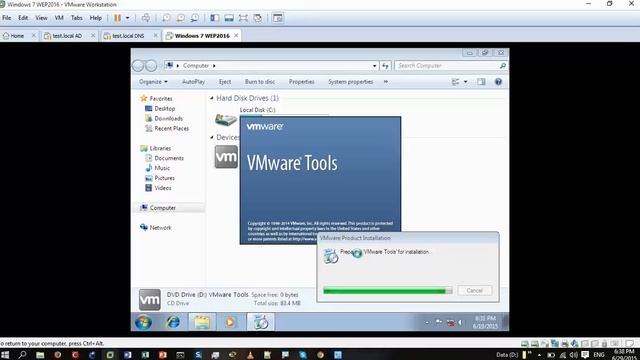 How to install Vmware Tools for Windows 7 (in Khmer) смотреть онлайн