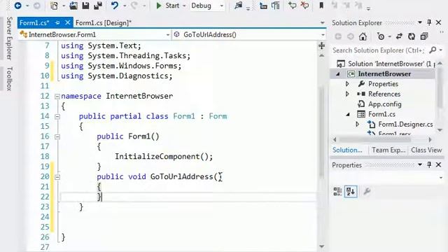 Open a desired URL in the default browser in Windows Application C # смотреть онлайн