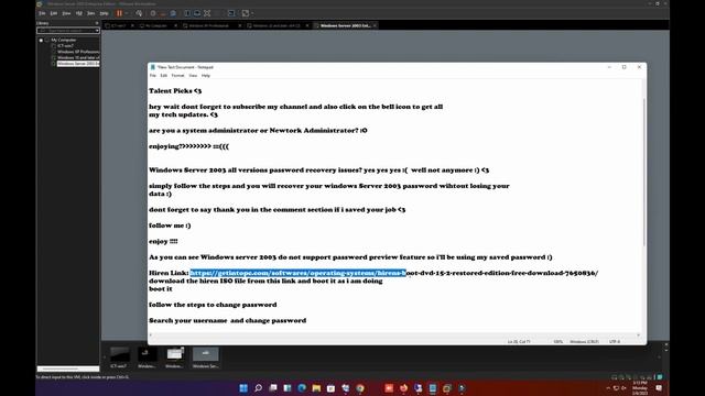 windows server 2003 password reset and recover | break windows server 2003 password смотреть онлайн