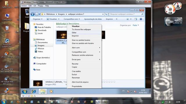 Como Personalizar o Windows 7 Starter (Alterar Plano de Fundo e etc!) смотреть онлайн