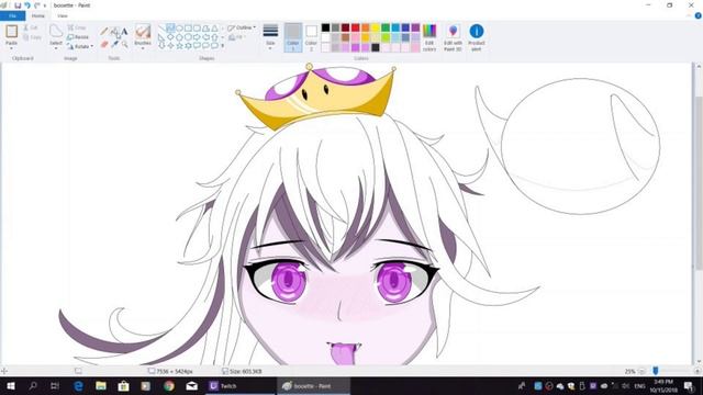 Drawing With Windows Paint EP6 : Booette Time Lapse смотреть онлайн