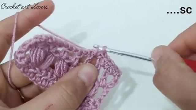 Ажурный узор крючком - Вязание крючком смотреть онлайн