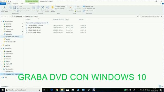 GRABA DVD CON WINDOWS 10 смотреть онлайн