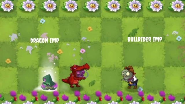 Bullrider imp Vs All imps of pvz 2 and pvz Chinese. Pvz 2 Zombies vs Zombies. смотреть онлайн