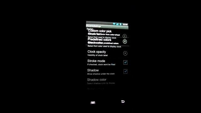 ClockQ - digital clock widget for Android смотреть онлайн