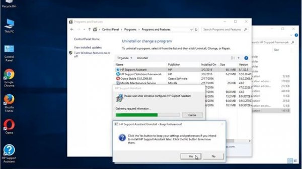 Uninstall HP Support Assistant Guide