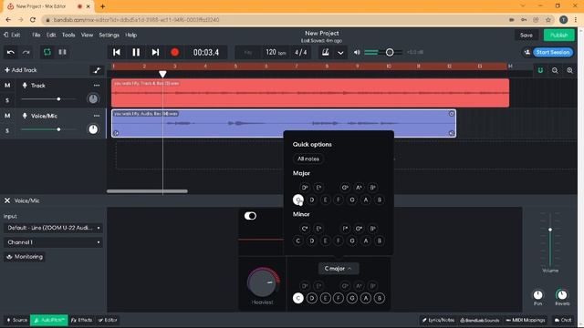 How to use autopitch (autotune) in Bandlab (online version) смотреть онлайн