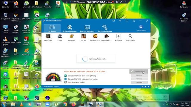 Using Wise booster (The best game booster ever) смотреть онлайн