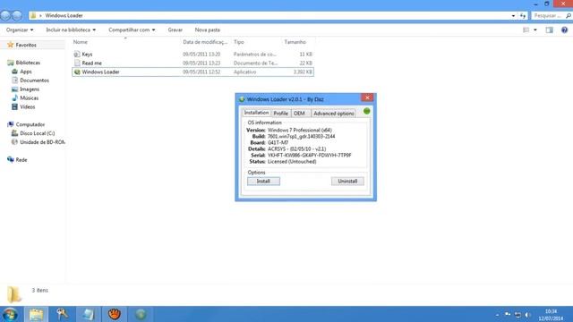 Tutoriais De Windows : Ativando O Windows 7 Com Loader смотреть онлайн