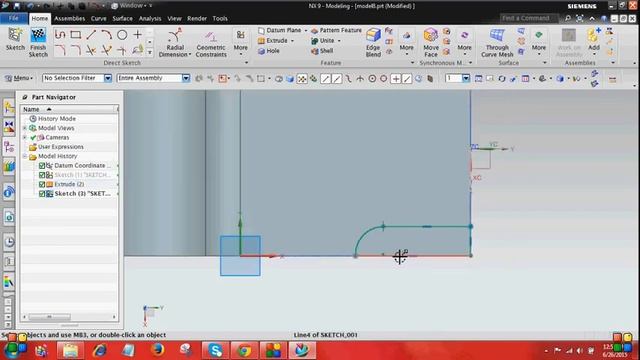 Unigraphics NX Modeling Tutorial - Design NX 9.0 смотреть онлайн