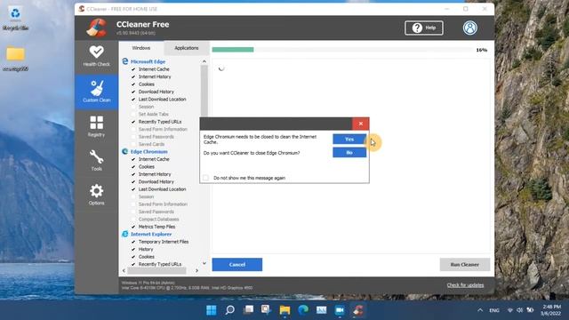 Using CCleaner to clean up junk files and wipe hard drive on Windows 11 смотреть онлайн