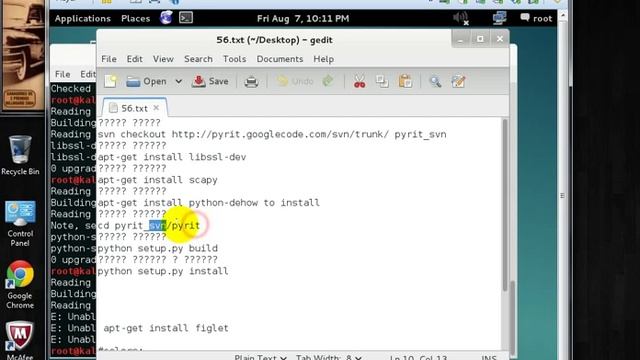 تثبيت اداة python على kali linux смотреть онлайн