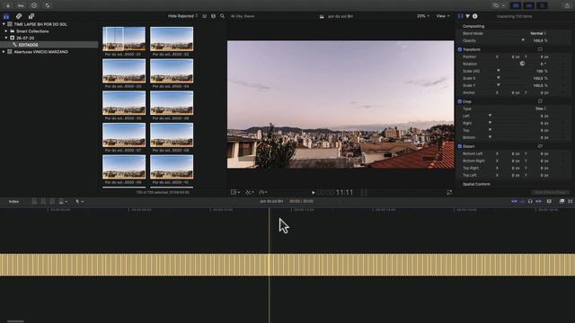 Como criar Time Lapse com fotos no Photoshop ou qualquer editor de vídeo (FinalCut X / Adobe, etc) смотреть онлайн