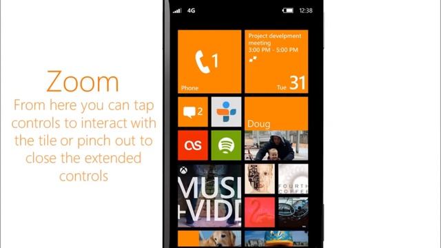 Windows Phone Blue concept - Zoom смотреть онлайн