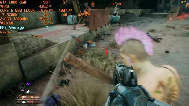 Rage 2 - Max Settings - GTX 1060 6GB | i7 8700k (stock) [1080p] смотреть онлайн