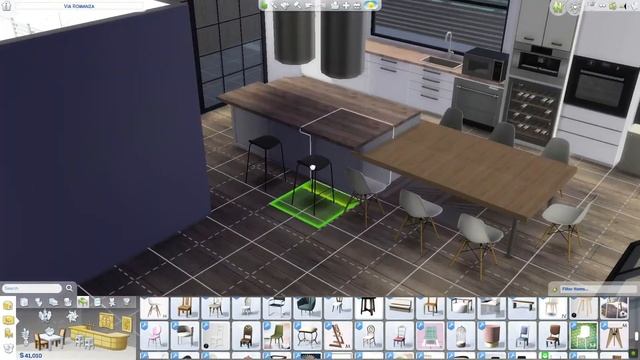 ULTRA-MODERN HOUSE WITH GARAGE || SIMS 4 || CC + SPEED BUILD смотреть онлайн