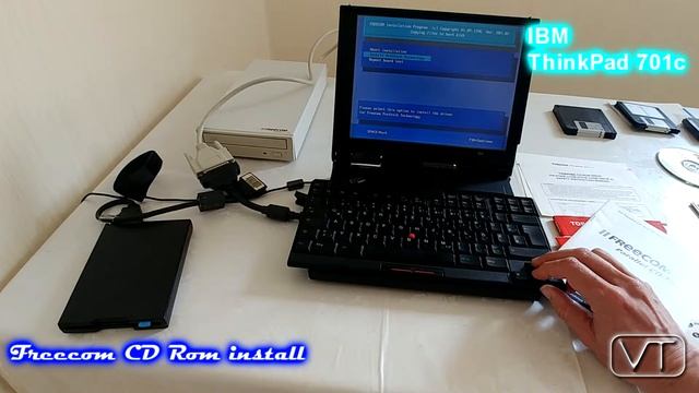 IBM ThinkPad 701c - part 4 - CD Rom Drive Install смотреть онлайн