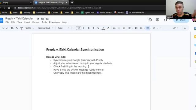 Preply + iTalki Calendar Synchronisation | Teaching Online 2023 смотреть онлайн