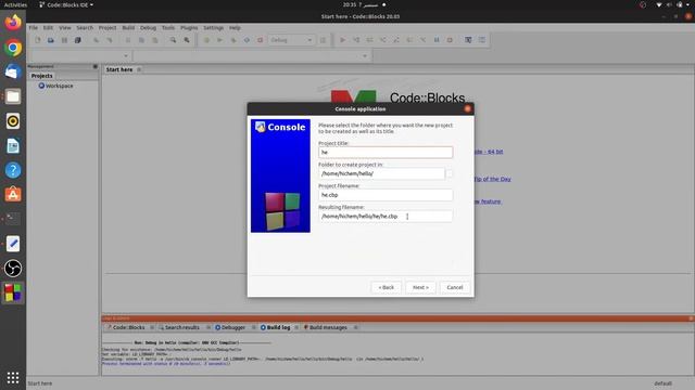 how to create a new c project in code blocks смотреть онлайн