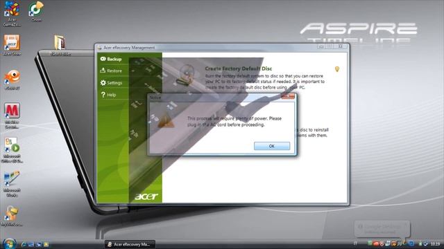 Acer Recovery - Crear Recovery CD смотреть онлайн
