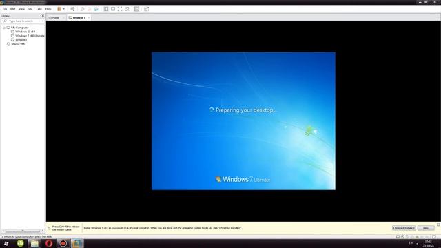Installing Custom Windows 7 to VMware Workstation(Virtual Environment) смотреть онлайн