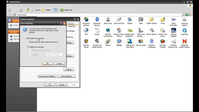 How to Disable Error Reporting in Windows :) смотреть онлайн